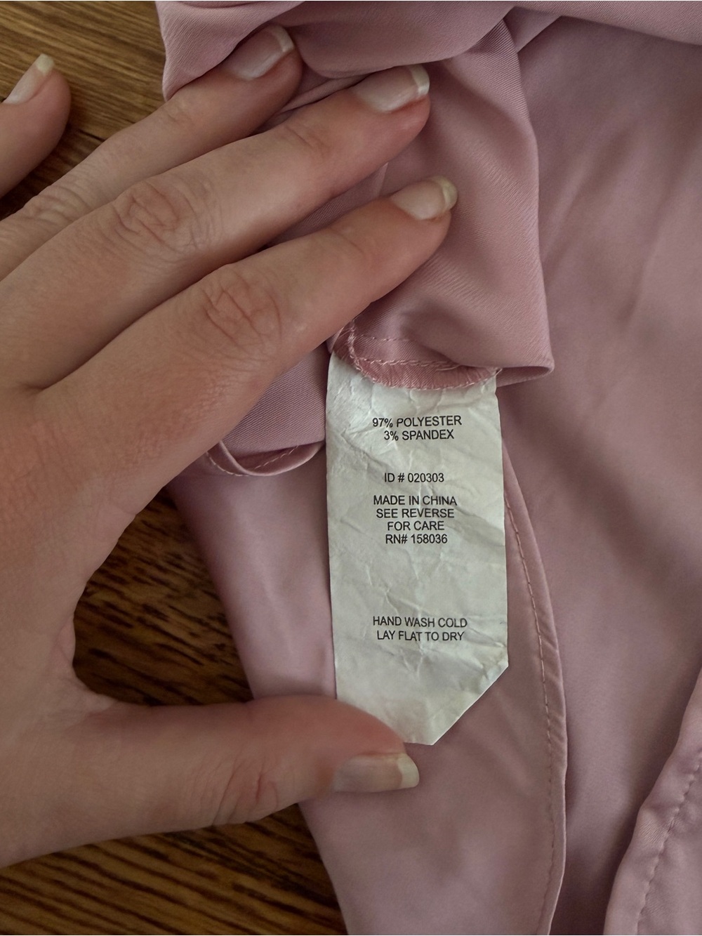 Birdie Grey Matte Satin Blush Pink Esther Pajama Set - Picture 8 of 8